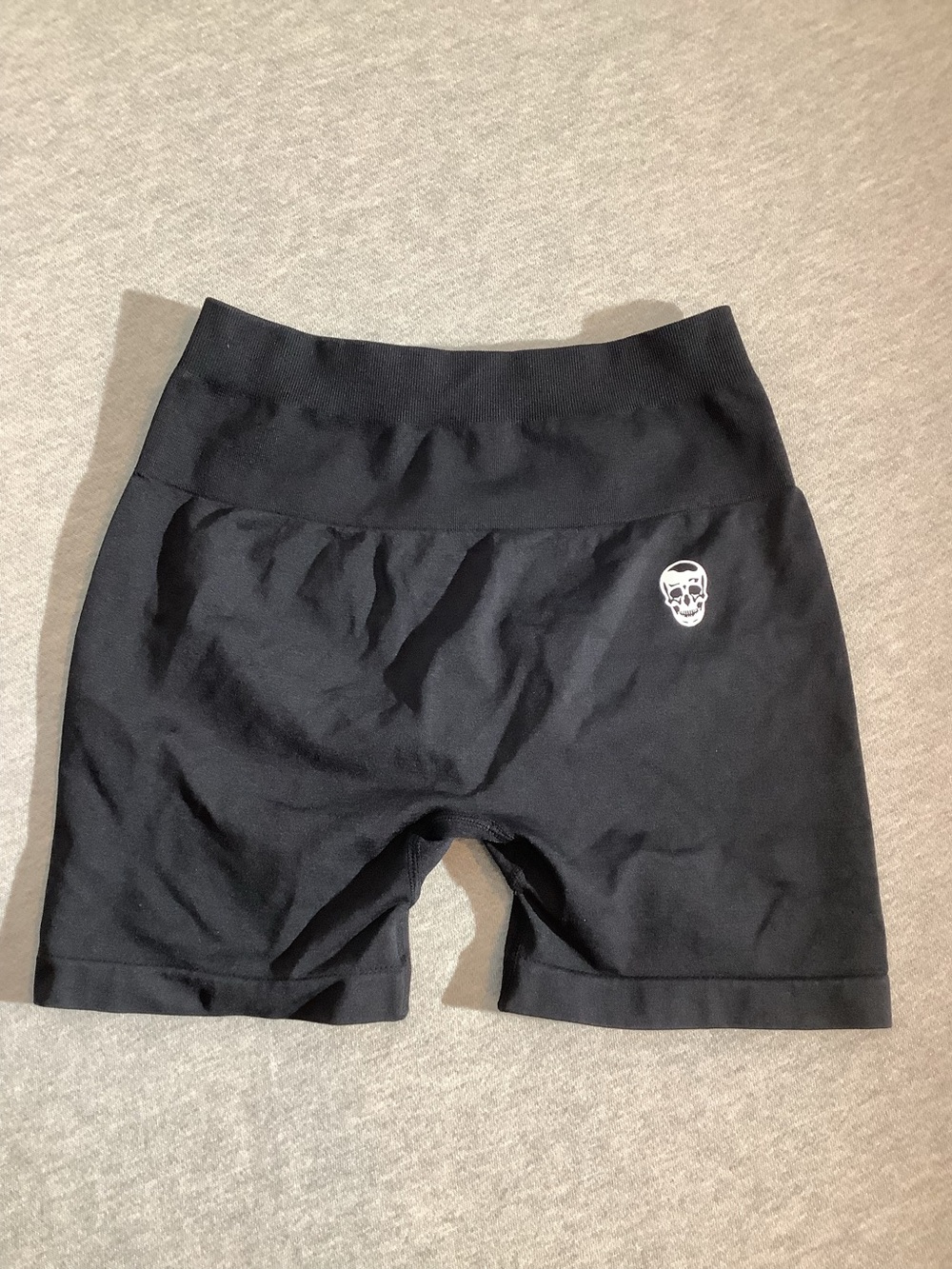 2 Pair Bundle of Gym Reapers Women's Performance Shorts with Skull Logo